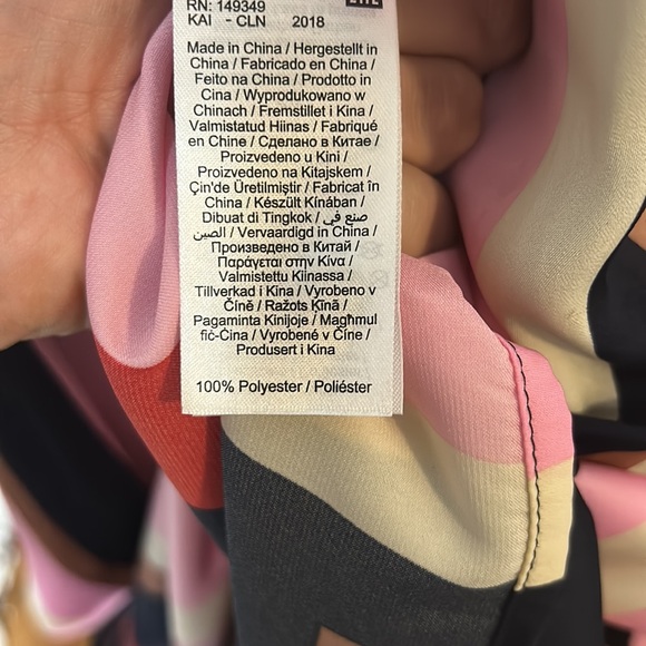 New Vero Moda Matilda Shirt Dress Drawstring Waist Long Sleeve Multi Color Dress - Picture 7 of 8